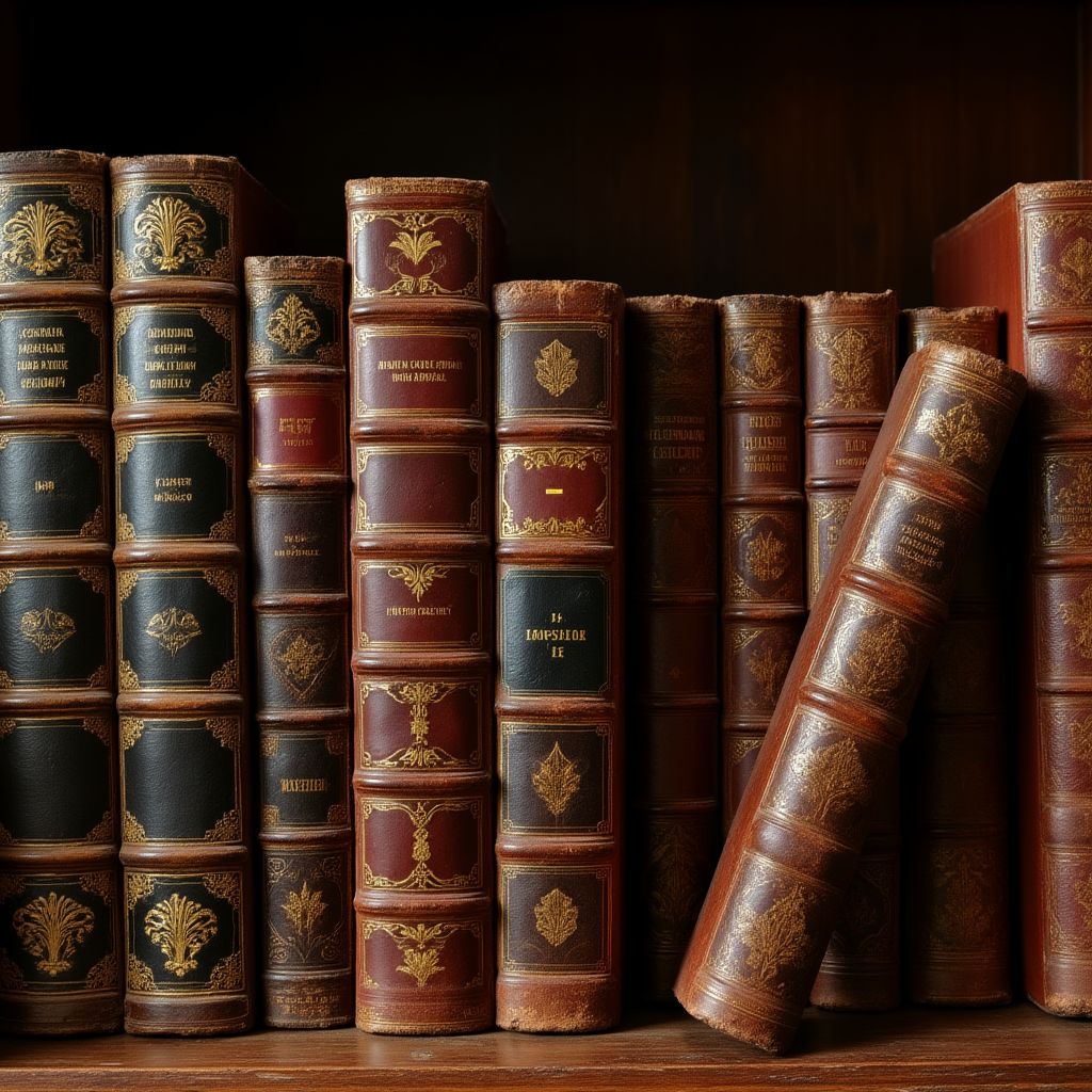 Collection de livres rares du XVIIIe siècle