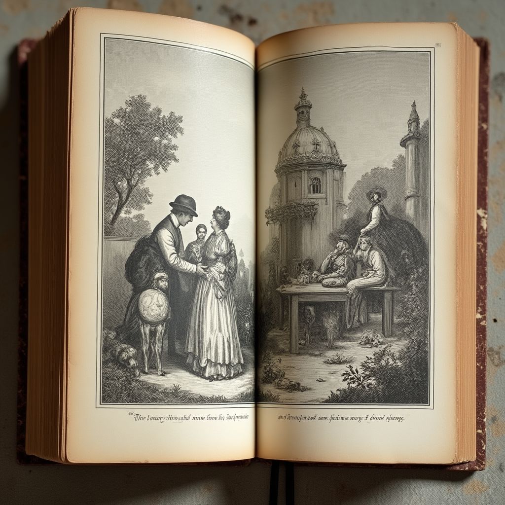 Livre illustré du XIXe siècle